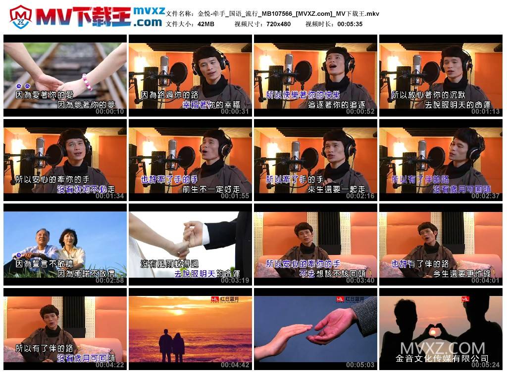 金悦-牵手_国语_流行_MB107566